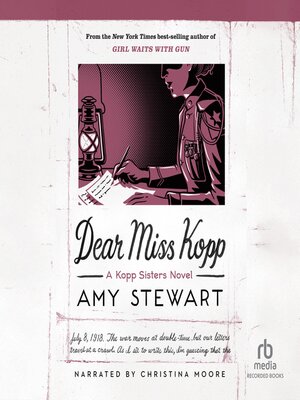 cover image of Dear Miss Kopp
